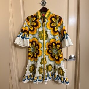 La DoubleJ Choux Geometric-print Dress